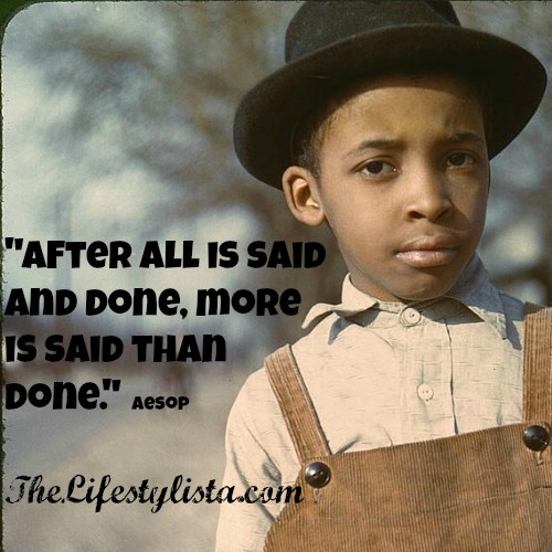 "After all is said and done… More is SAID than DONE." #Exercise