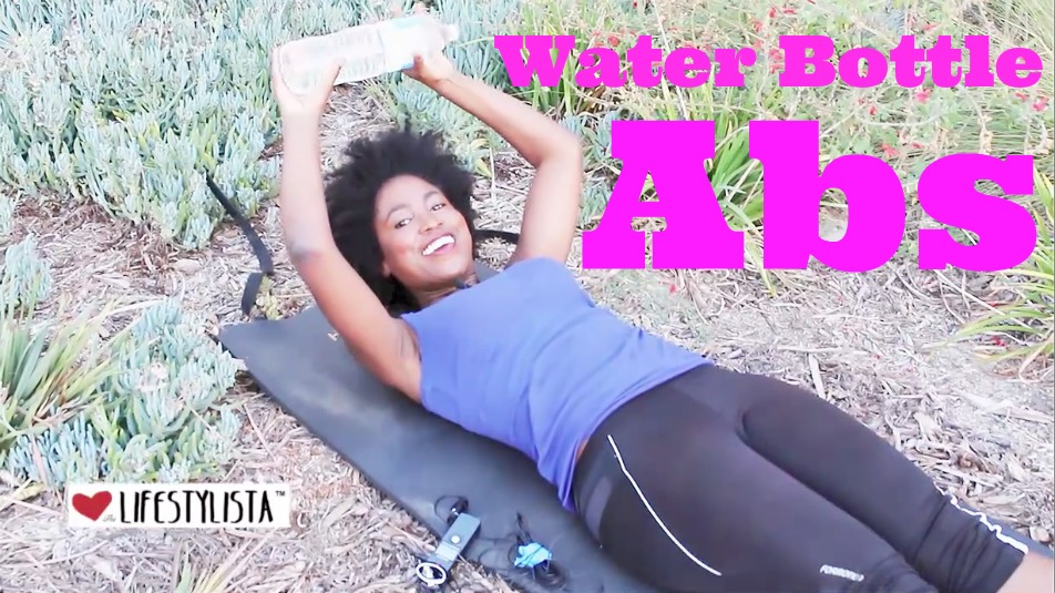 WATER BOTTLE ABS – HOW TO GET A FLAT TUMMY / STOMACH