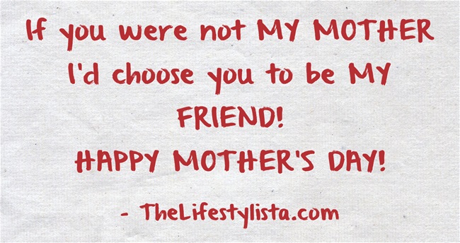 Tell it like it is… How do you feel about your mother? Happy Mother’s Day
